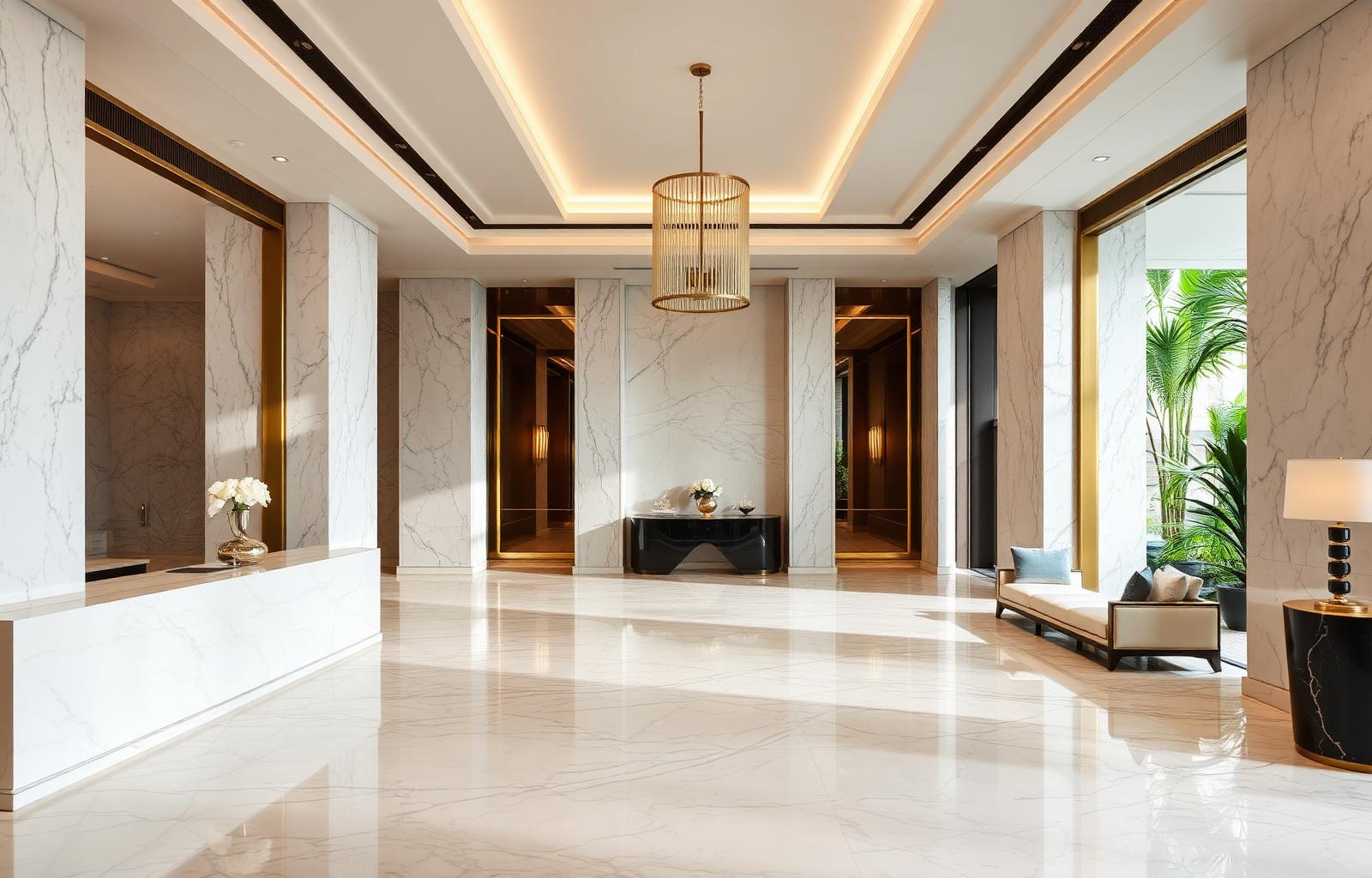 Hotel Managed Property Investment Hotel-managed property investment, luxury resort residence interior in Thailand demonstrating institutional hospitality real estate standards.